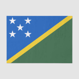 Solomon Islands Flag Tissue Paper