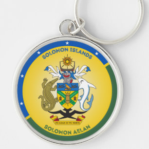 Solomon Islands Heritage Emblem Key Ring