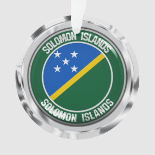 Solomon Islands Round Emblem Ornament