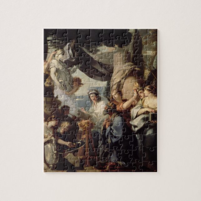 Solomon making a sacrifice to the idols jigsaw puzzle (Vertical)