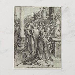 Solomon Prays in front of a Graven Image, c.1514 Postcard