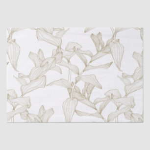 Solomon's seal (Polygonatum multiflorum) plant. Tissue Paper