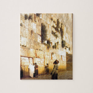 Solomon's Wall, Jerusalem by Jean-Leon Gerome Jigsaw Puzzle