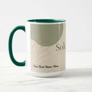 Solopreneur Hustle Aesthetic Motivational Quote Mug