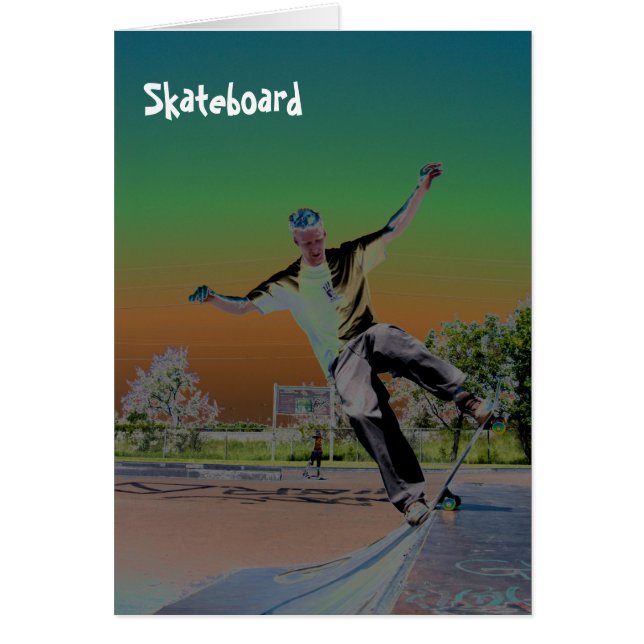 Solorized skateboarder  (Front)