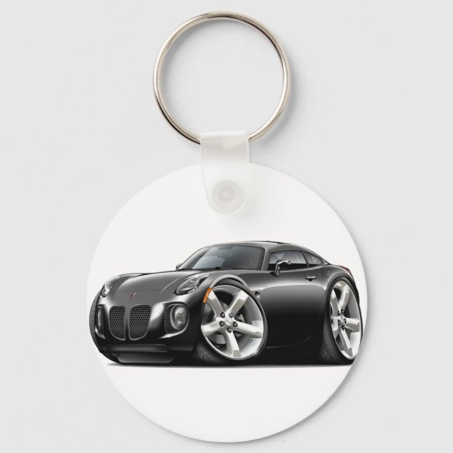Solstice Black Car Key Ring (Front)