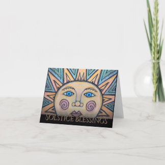 Solstice Blessings Peace Card