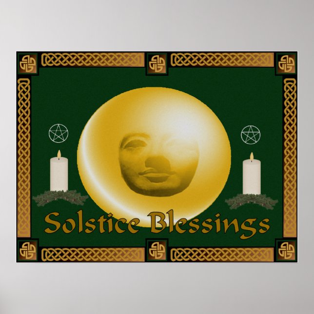 Solstice Blessings Poster (Front)