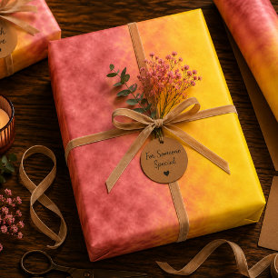 Solstice Bloom Wrapping Paper Sheet