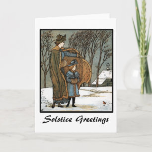 Solstice Greetings Holiday Card