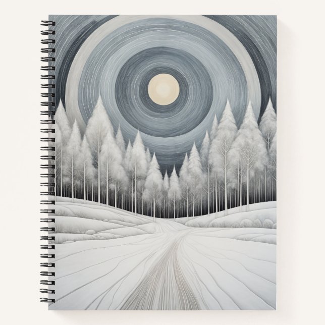 Solstice Journey Spiral Notebook (Front)