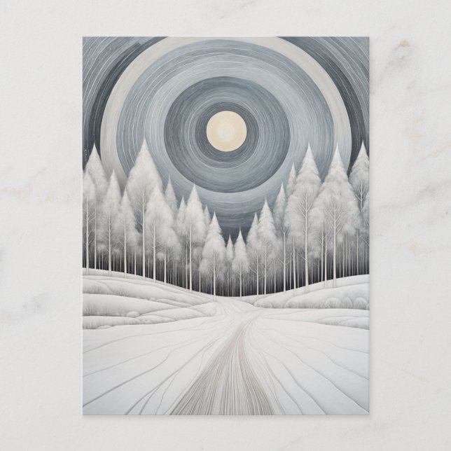 Solstice Journey Spiral Notebook Postcard (Front)