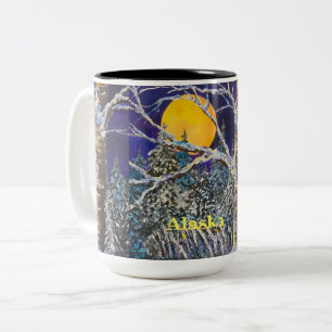 Solstice Moon 15oz ALASKA two-tone coffee mug