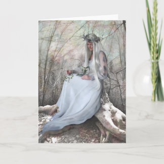 Solstice Queen Christmas/Yule Card