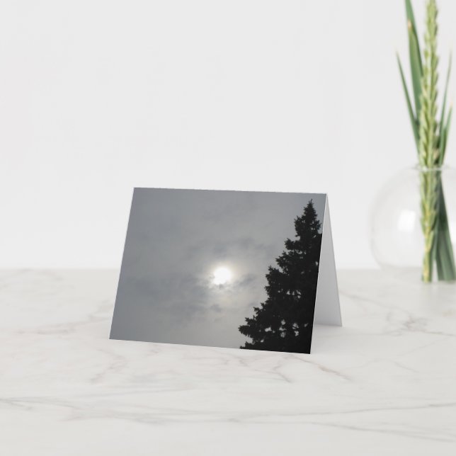 Solstice Sun II Blank (Add Your Message Inside) Ca Card (Front)