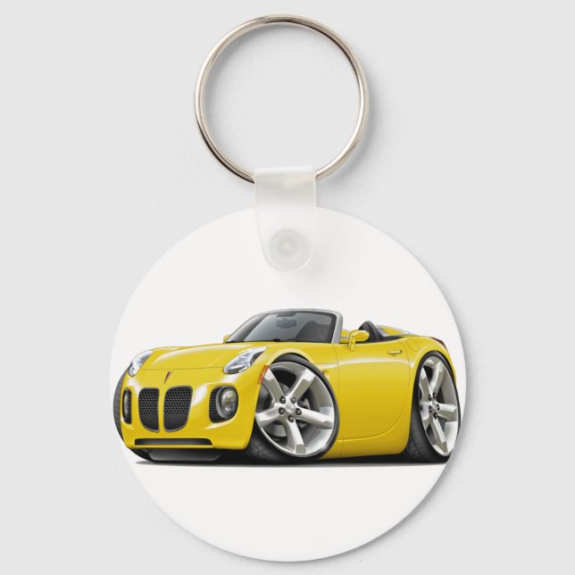 Solstice Yellow Convertible Key Ring (Front)