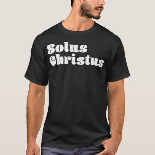 Solus Christus Reformed Theology Premium  T-Shirt