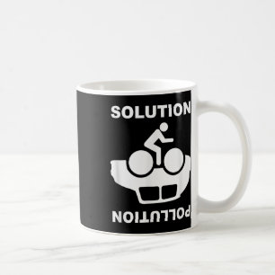 Solution Pollution Bicycle Bike Environmental Prot Coffee Mug