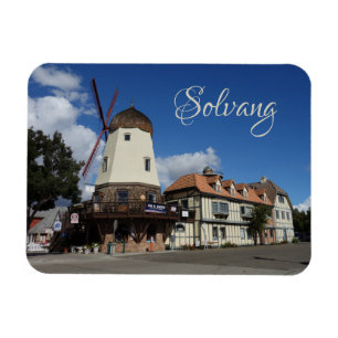 Solvang California Danish Windmill Souvenir Magnet