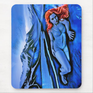 “Sólvátra” - Flame Beneath Ice Mouse Pad
