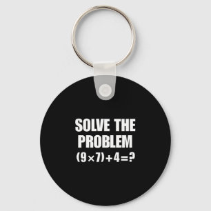 Solve The Problem 67 Meme Six Seven Elementary Mat Key Ring