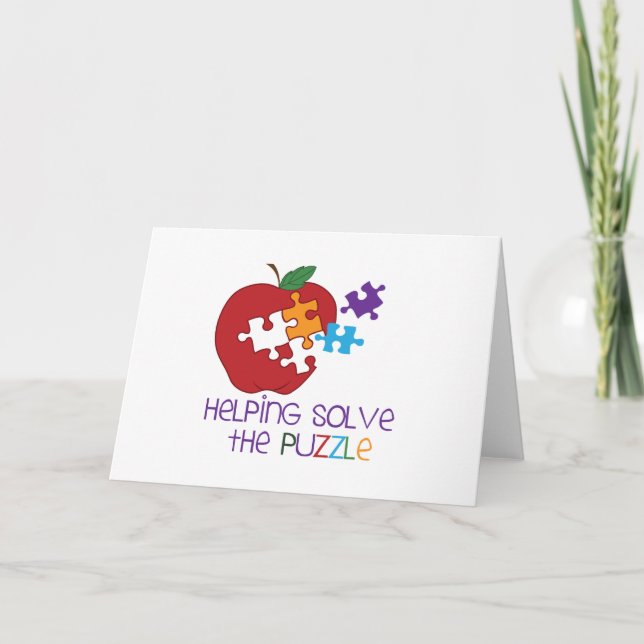 Solve The Puzzle Card (Front)