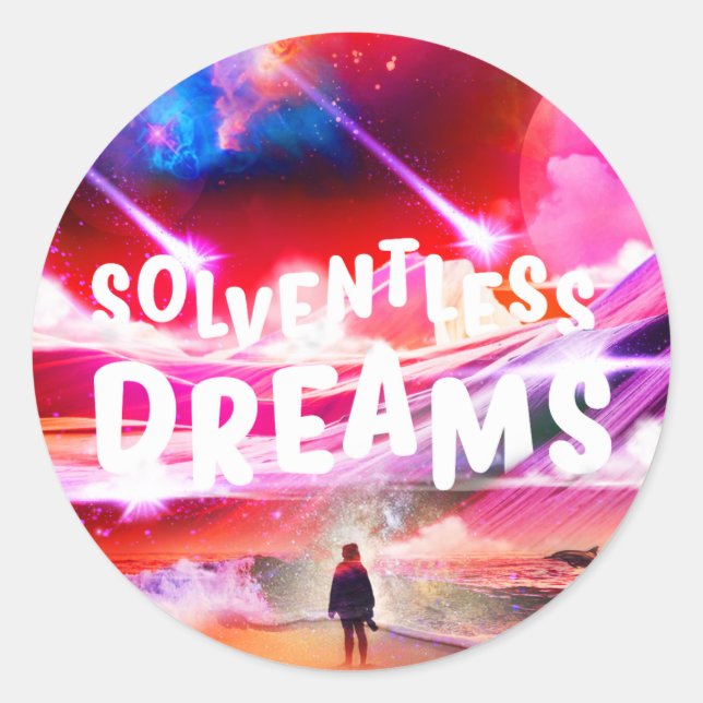 Solventless Dreams - Round Stickers (Front)