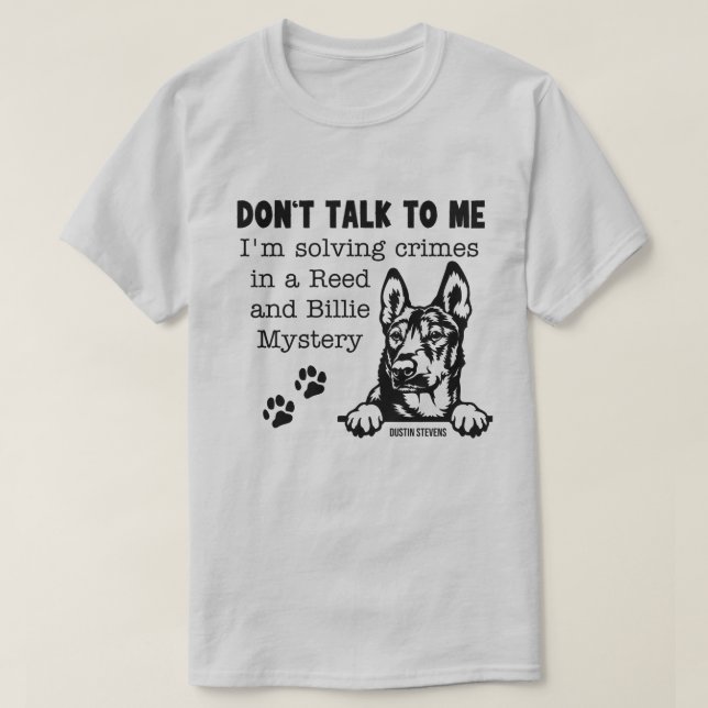 Solving Crimes With Reed and Billie T-Shirt (Design Front)