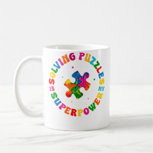 Solving Puzzles Is My Superpower Colours Jigsaw Pu Coffee Mug