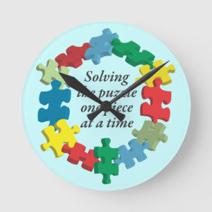 Solving the Puzzle...Blue Wall Clock