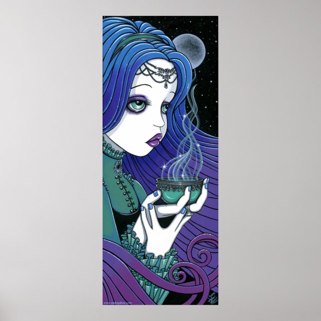"Soma" Celestial Moon Ritual Fae Poster (Front)