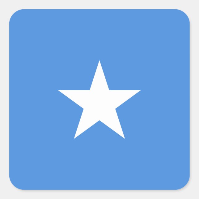 Somali Flag Square Sticker (Front)