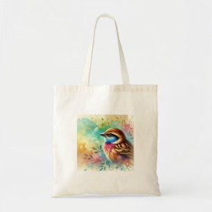 Somali Sparrow 060824AREF132 - Watercolor Tote Bag