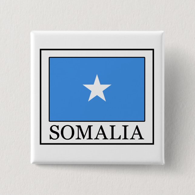 Somalia 15 Cm Square Badge (Front)