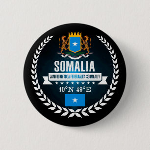 Somalia 6 Cm Round Badge