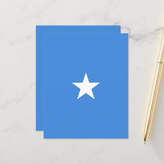 Somalia flag (Front/Back In Situ)