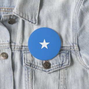 Somalia flag 7.5 cm round badge