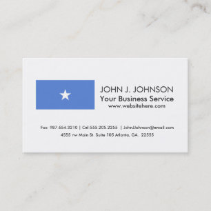 Somalia Flag Business Card