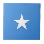 Somalia Flag Ceramic Tile<br><div class="desc">Patriotic flag of Somalia.</div>