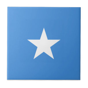 Somalia Flag Ceramic Tile