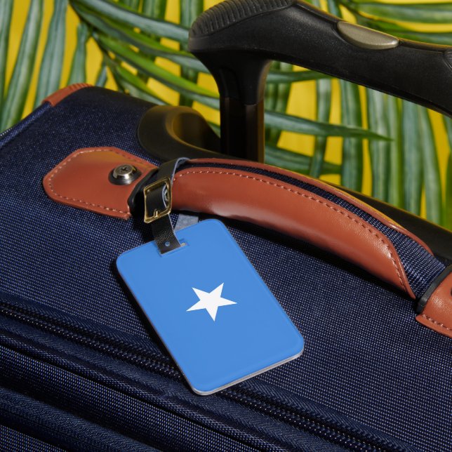 Somalia flag luggage tag (Front Insitu 1)