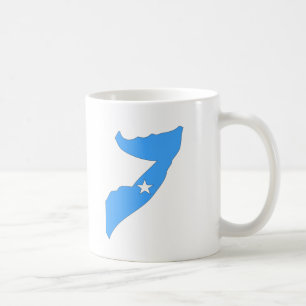 Somalia flag map coffee mug