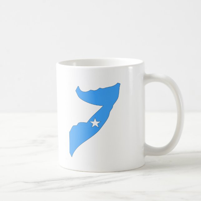 Somalia flag map coffee mug (Right)