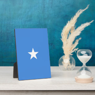 Somalia flag plaque