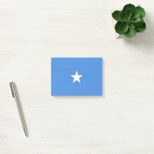 Somalia flag post-it notes