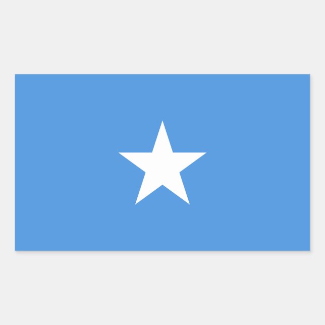 Somalia Flag Rectangular Sticker (Front)