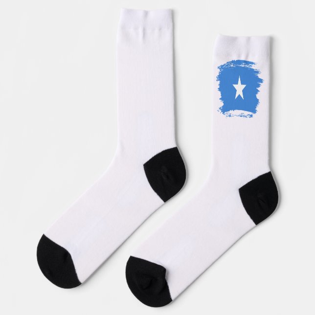 Somalia flag socks (Left)