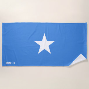 Somalia Flag Splendid Patriotic Beach Towel