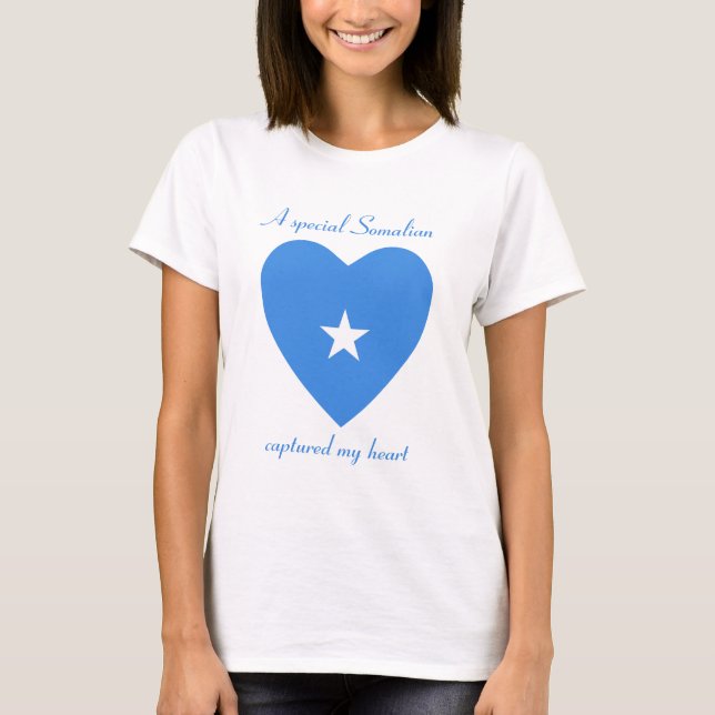 Somalia Flag Sweetheart T-Shirt (Front)