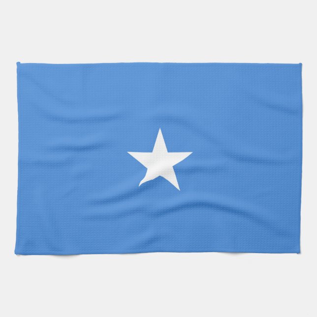 Somalia flag tea towel (Horizontal)